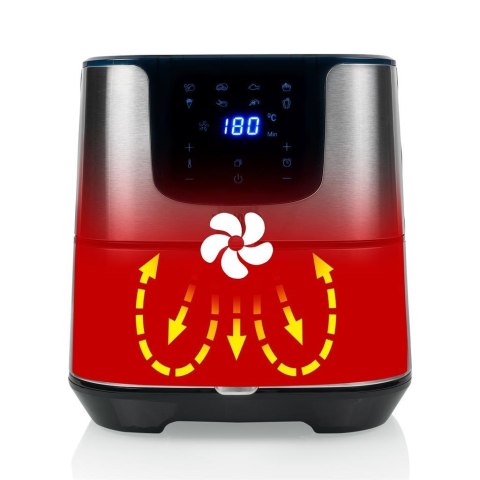 Princess 182060 Pojedyńczy 5,5 l Autonomiczny 1700 W Frytkownica na gorące powietrze Srebrny Princess 182060 Pojedyńczy 5,5 l Autonomiczny 1700 W Frytkownica na gorące powietrze Srebrny