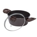 Garnek Resto Kitchenware Carina 2,5 l Okrągły Bordowy