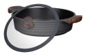 Resto Kitchenware 93506 garnek 4,4 l Okrągły Czarny, Drewno