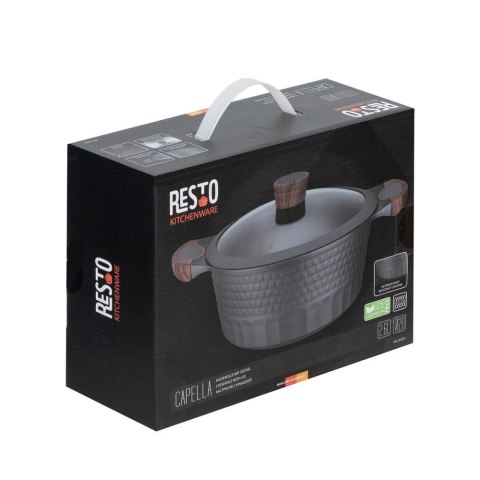 Resto Kitchenware Capella 2,6 l Okrągły Czarny, Drewno Resto Kitchenware Capella 2,6 l Okrągły Czarny, Drewno