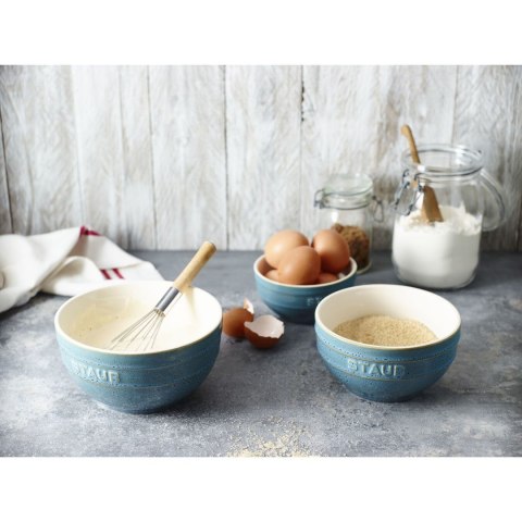 Staub Ceramique Zestaw misek 0,7 l Okrągły Ceramika Turkusowy 4 szt. Staub Ceramique Zestaw misek 0,7 l Okrągły Ceramika Turkusowy 4 szt.