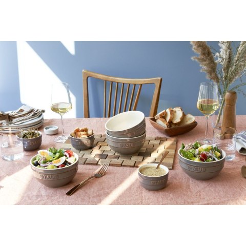 Staub Ceramique puchar 700 ml Szary Okrągły Staub Ceramique puchar 700 ml Szary Okrągły