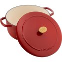 Garnek żeliwny okrągły BALLARINI BELLAMONTE 75003-563-0 - 5,5 ltr czerwony