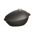 Garnek żeliwny owalny małż STAUB 40509-494-0 - czarny 2 ltr
