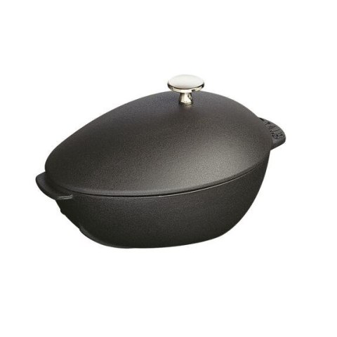 Garnek żeliwny owalny małż STAUB 40509-494-0 - czarny 2 ltr Garnek żeliwny owalny małż STAUB 40509-494-0 - czarny 2 ltr