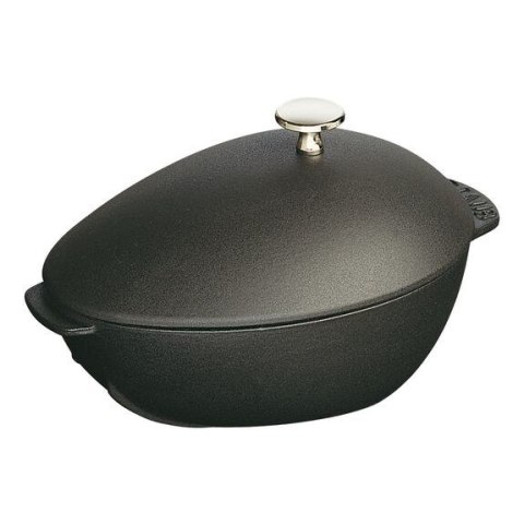 Garnek żeliwny owalny małż STAUB 40509-494-0 - czarny 2 ltr Garnek żeliwny owalny małż STAUB 40509-494-0 - czarny 2 ltr