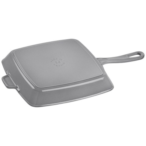 Kwadratowa patelnia żeliwna grillowa STAUB 40501-108-0 - grafitowa 26 cm Kwadratowa patelnia żeliwna grillowa STAUB 40501-108-0 - grafitowa 26 cm