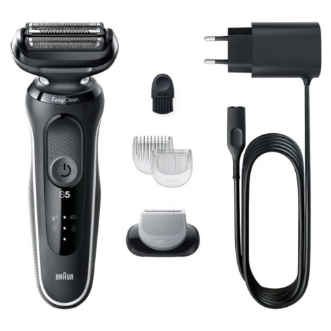 Braun Series 5 51-W1600s Golarka foliowa Czarny, Biały Braun Series 5 51-W1600s Golarka foliowa Czarny, Biały