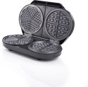 Grill elektryczny Gorenje Mini Grill, Talerz waflowy, WM1400SB, 1400 W, Średnica 18 cm, Czarny