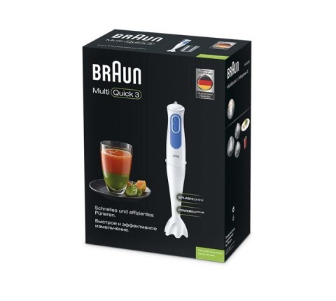 Braun MQ 3000 Smoothie 0,6 l Blender immersyjny 700 W Niebieski, Biały Braun MQ 3000 Smoothie 0,6 l Blender immersyjny 700 W Niebieski, Biały