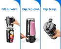 Blender Nutribullet | NBP016B | Osobisty | Materiał słoika Stal nierdzewna | Pojemność słoika 0,59 L | Czarny