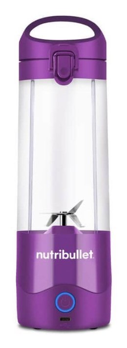 Blender sportowy Nutribullet NBP003PU Przenośny Materiał słoika: Tritan/bez BPA Pojemność słoika 0,475 L Purpura