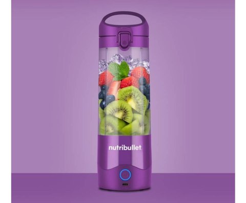 Blender sportowy Nutribullet NBP003PU Przenośny Materiał słoika: Tritan/bez BPA Pojemność słoika 0,475 L Purpura Blender sportowy Nutribullet NBP003PU Przenośny Materiał słoika: Tritan/bez BPA Pojemność słoika 0,475 L Purpura