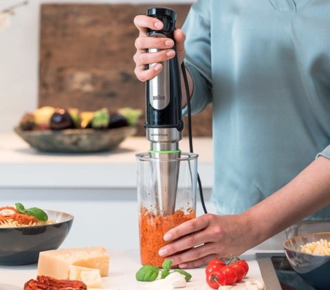 Braun MQ 7035X 0,5 l Blender immersyjny 1000 W Czarny, Stal satynowa Braun MQ 7035X 0,5 l Blender immersyjny 1000 W Czarny, Stal satynowa
