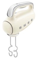 Mikser ręczny Smeg HMF01CREU w kremie w stylu retro z lat 50.