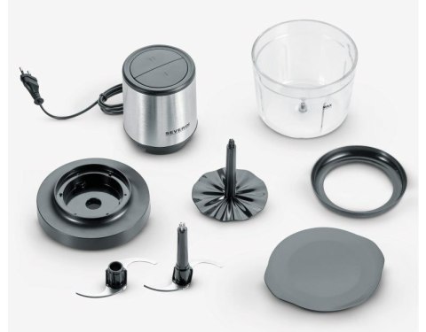 SEVERIN ROZDRABNIACZ INOX/SZKŁO, SZKLANY POJEMNIK O POJ. 1L, WOLNY OD BPA, DO MYCIA W ZMYWARCE, 2 POZIOMY MOCY, 400W KM3867 SEVERIN ROZDRABNIACZ INOX/SZKŁO, SZKLANY POJEMNIK O POJ. 1L, WOLNY OD BPA, DO MYCIA W ZMYWARCE, 2 POZIOMY MOCY, 400W KM3867