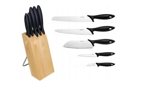 Zestaw 5 noży w bloku FISKARS 1023782 Essential Zestaw 5 noży w bloku FISKARS 1023782 Essential