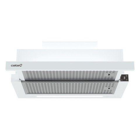 Kaptur teleskopowy CATA CAMPANA TFH 6830 GWH Klasa efektywności energetycznej A+++ Szerokość 60 cm 795 m3/h Sterowanie dotykowe Kaptur teleskopowy CATA CAMPANA TFH 6830 GWH Klasa efektywności energetycznej A+++ Szerokość 60 cm 795 m3/h Sterowanie dotykowe