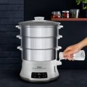 Tefal Convenient Series Deluxe VC502D szybkowar parowy 3 kosz. Blat 900 W Stal nierdzewna, Biały