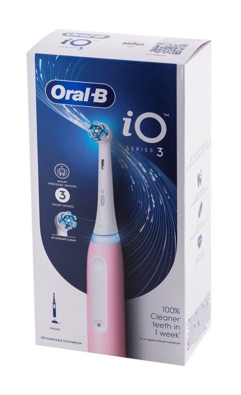 Braun Oral-B szczoteczka elektryczna iO 3 PINK - szczoteczka magnetyczna Braun Oral-B szczoteczka elektryczna iO 3 PINK - szczoteczka magnetyczna