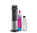 Saturator SodaStream Crystal 3 0 Promopack QC Schwarz z 3 szklanymi butelkami