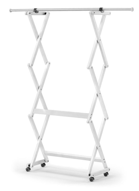 Wieszak na ubrania - 140 x 32 cm, biały Wieszak na ubrania - 140 x 32 cm, biały