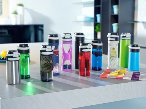 Kubek termiczny Flip 600 ml, czarny 3271 LEIFHEIT Kubek termiczny Flip 600 ml, czarny 3271 LEIFHEIT