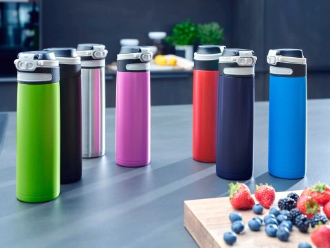 Kubek termiczny Flip 600 ml purpurowy 3274 LEIFHEIT Kubek termiczny Flip 600 ml purpurowy 3274 LEIFHEIT