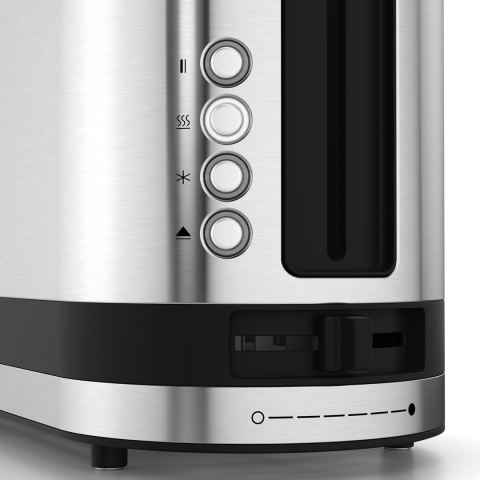 Toster WMF, 2 krążki, kolor srebrny, stal szlachetna, moc 900 W, napięcie wejściowe AC 220-240 V, częstotliwość 50/60 Hz, szerok Toster WMF, 2 krążki, kolor srebrny, stal szlachetna, moc 900 W, napięcie wejściowe AC 220-240 V, częstotliwość 50/60 Hz, szerok