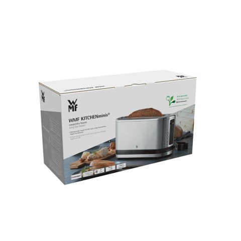 Toster WMF, 2 krążki, kolor srebrny, stal szlachetna, moc 900 W, napięcie wejściowe AC 220-240 V, częstotliwość 50/60 Hz, szerok Toster WMF, 2 krążki, kolor srebrny, stal szlachetna, moc 900 W, napięcie wejściowe AC 220-240 V, częstotliwość 50/60 Hz, szerok