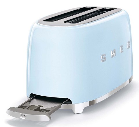 Toster Smeg TSF02PBEU Toster 4 kromki Pastelowy niebieski Toster Smeg TSF02PBEU Toster 4 kromki Pastelowy niebieski
