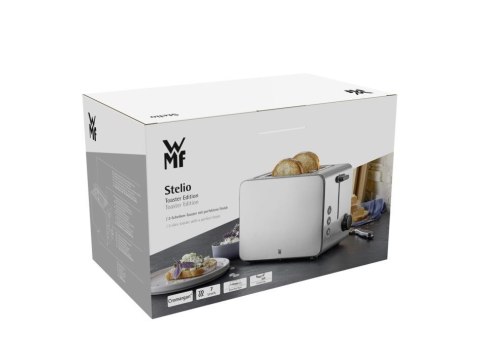 Toster WMF Stelio 2 Kromki 1000 W Stal nierdzewna Toster WMF Stelio 2 Kromki 1000 W Stal nierdzewna