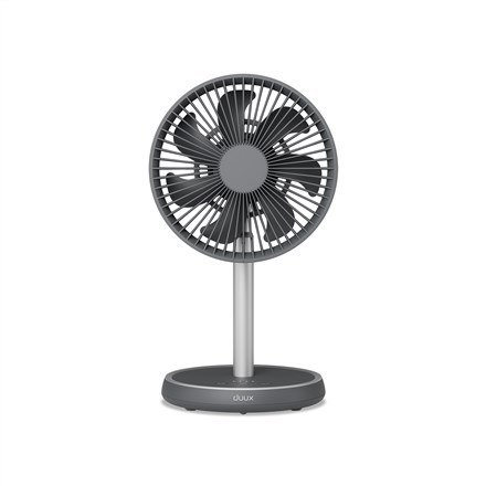 Wentylator Duux | Rize Flex | Wentylator stojący | Szary | Średnica 21 cm | Liczba biegów 4 | Oscylacja | 10 W Wentylator Duux | Rize Flex | Wentylator stojący | Szary | Średnica 21 cm | Liczba biegów 4 | Oscylacja | 10 W