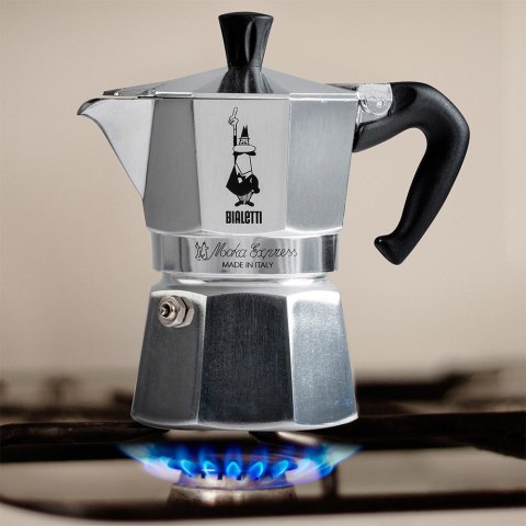 Kawiarka BIALETTI Moka Express 8006363011662 (kolor srebrny) Kawiarka BIALETTI Moka Express 8006363011662 (kolor srebrny)