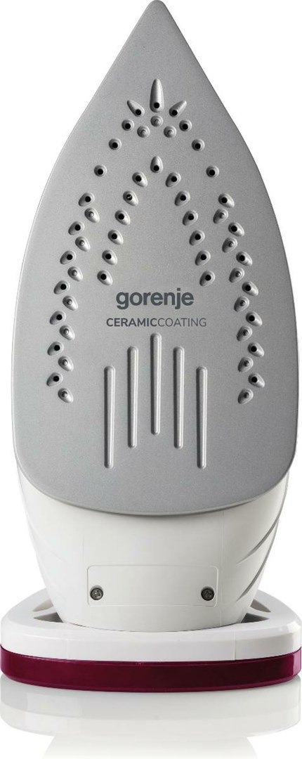 Żelazko parowe Gorenje SIH3000RBC z płytą ceramiczną, 3000 W, kolor czerwony Żelazko parowe Gorenje SIH3000RBC z płytą ceramiczną, 3000 W, kolor czerwony
