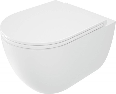Miska WC z deską bezkołnierzowa Miska WC z deską bezkołnierzowa