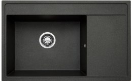 Zlewozmywak PYRAMIS CAMEA 79X50 1B 1D L 070074301 czarny