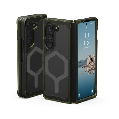 Etui UAG Urban Armor Gear Plyo Pro Case | Samsung Galaxy Z Fold5 | olive (transparent)/space grau Etui UAG Urban Armor Gear Plyo Pro Case | Samsung Galaxy Z Fold5 | olive (transparent)/space grau