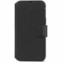 Etui z portfelem do Apple iPhone 15 Plus, 6.7", czarne, 3 kieszenie na karty