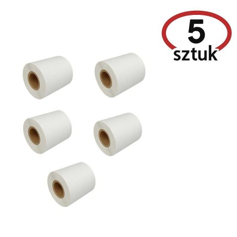 Etykieta termiczna Zebra. 50x30*1000szt.- liczba etykiet na rolce/ arkuszu. Zestaw 5 szt. Etykieta termiczna Zebra. 50x30*1000szt.- liczba etykiet na rolce/ arkuszu. Zestaw 5 szt.