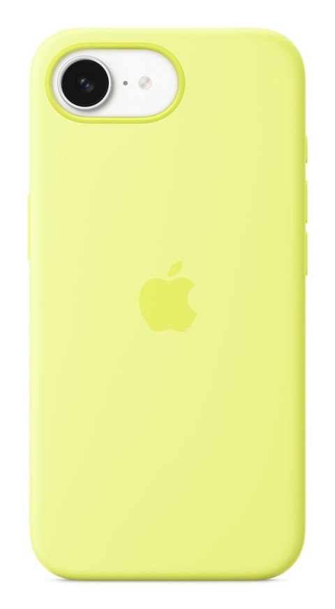Silikonowe etui APPLE do iPhone'a 16e - neonowy żółty Silikonowe etui APPLE do iPhone'a 16e - neonowy żółty