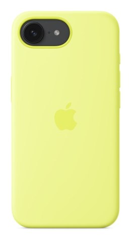 Silikonowe etui APPLE do iPhone'a 16e - neonowy żółty
