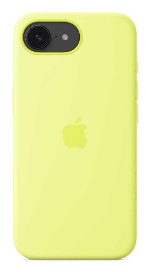 Silikonowe etui APPLE do iPhone'a 16e - neonowy żółty Silikonowe etui APPLE do iPhone'a 16e - neonowy żółty