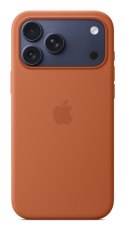 Silikonowe etui Apple iPhone 17 Pro Max z MagSafe (terakota)