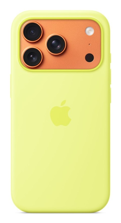 Silikonowe etui Apple iPhone 17 Pro z MagSafe (neonowo-żółte) Silikonowe etui Apple iPhone 17 Pro z MagSafe (neonowo-żółte)