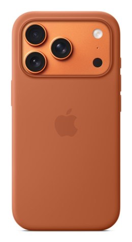 Silikonowe etui Apple iPhone 17 Pro z MagSafe (terakota)