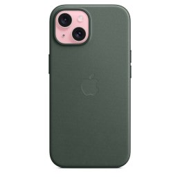 Apple iPhone 15 Feingewebe Case mit MagSafe Immergrün
