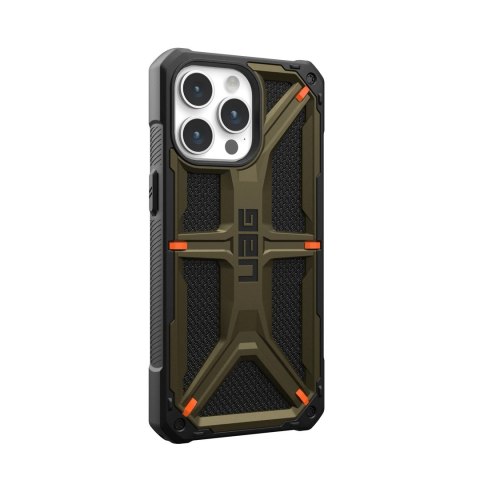 Etui UAG Urban Armor Gear Monarch Case | Apple iPhone 15 Pro Max | kevlar element zielony Etui UAG Urban Armor Gear Monarch Case | Apple iPhone 15 Pro Max | kevlar element zielony