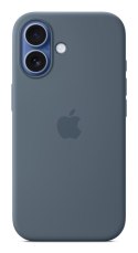 Silikonowe etui Apple iPhone 17 z MagSafe - Kotwica Niebieskie