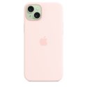 Silikonowe etui Apple z MagSafe Light Pink, do iPhone 15 Plus, MT143ZM/A